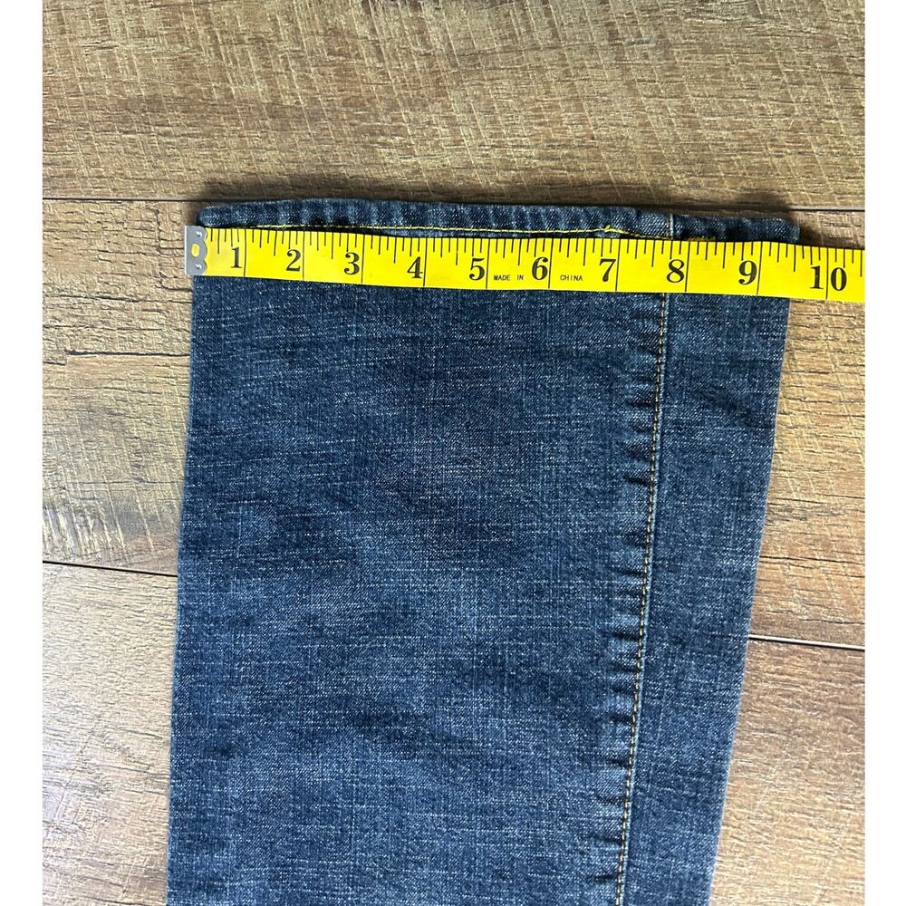 Y2K Von Dutch Low Rise Flare Jeans Indie Sleaze Denim 2000s Vintage - Picture 5 of 9